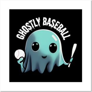 Spooky Sluggers: The Adorable Ghostly Baseball Game, Halloween Posters and Art